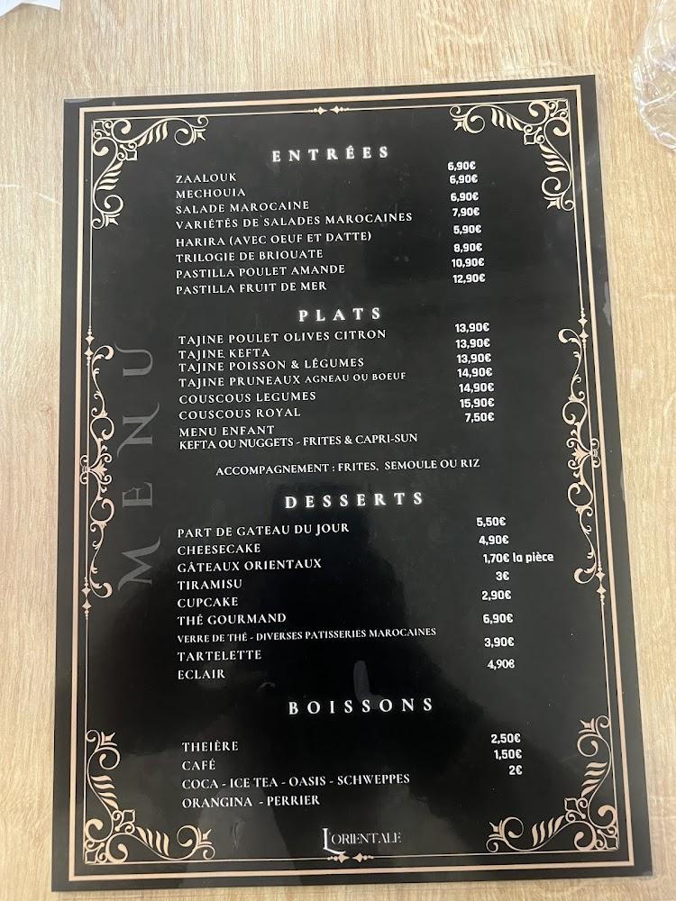 L’orientale - Menu Image 2