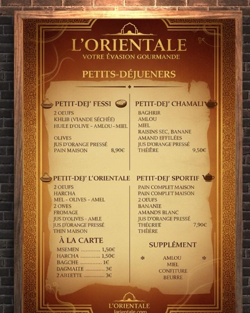 L’orientale - Menu Image 3